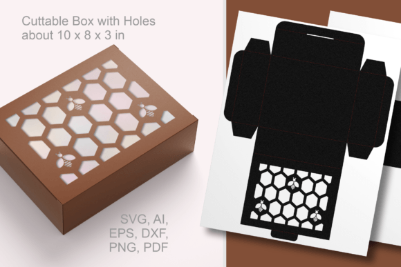 Bees N Honeycombs 3D SVG: A Shape for Sweet Branding