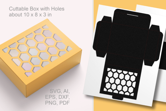 Honeycomb Holes Box: 3D SVG Gift Boxes Review