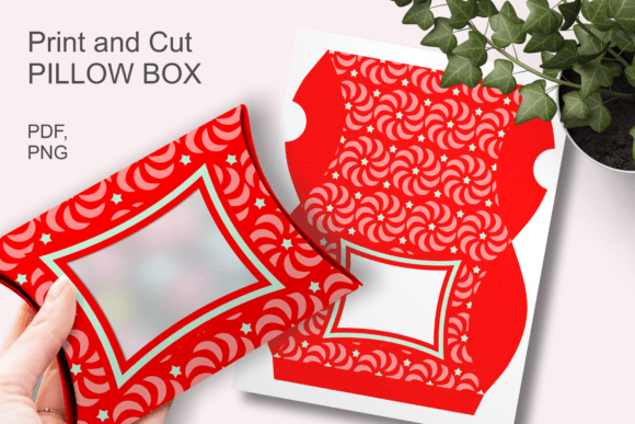 Review: Red Swirls Patterned Window Pillow Box